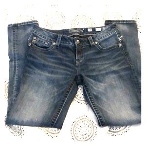 Miss Me Signature Cuffed Skinny Jean